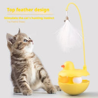 HKM-8689341 Interactive Duck-Shaped Cat Toy - Lightweight and Washable Fun Play Stick for Indoor & Outdoor Kittens