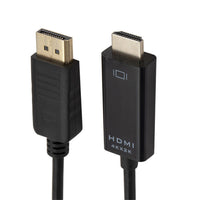 HKM-868947 DisplayPort to HDMI 4Kx2K Adapter Cable, 1.8m Copper Core, High-Definition Connection