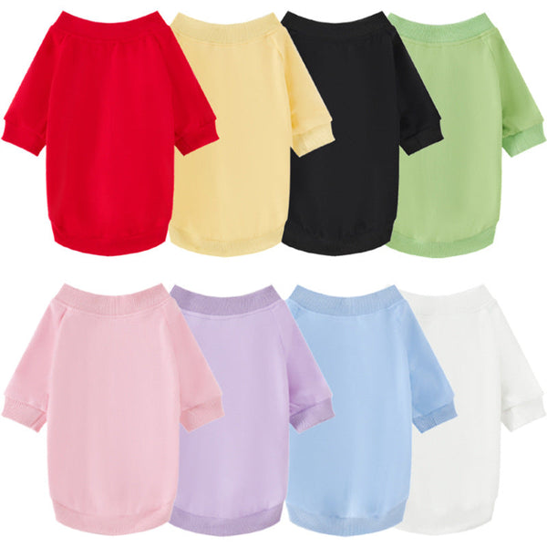 HKM-8689597 Cotton Casual Pet Sweater in Multiple Colors and Sizes for Dogs