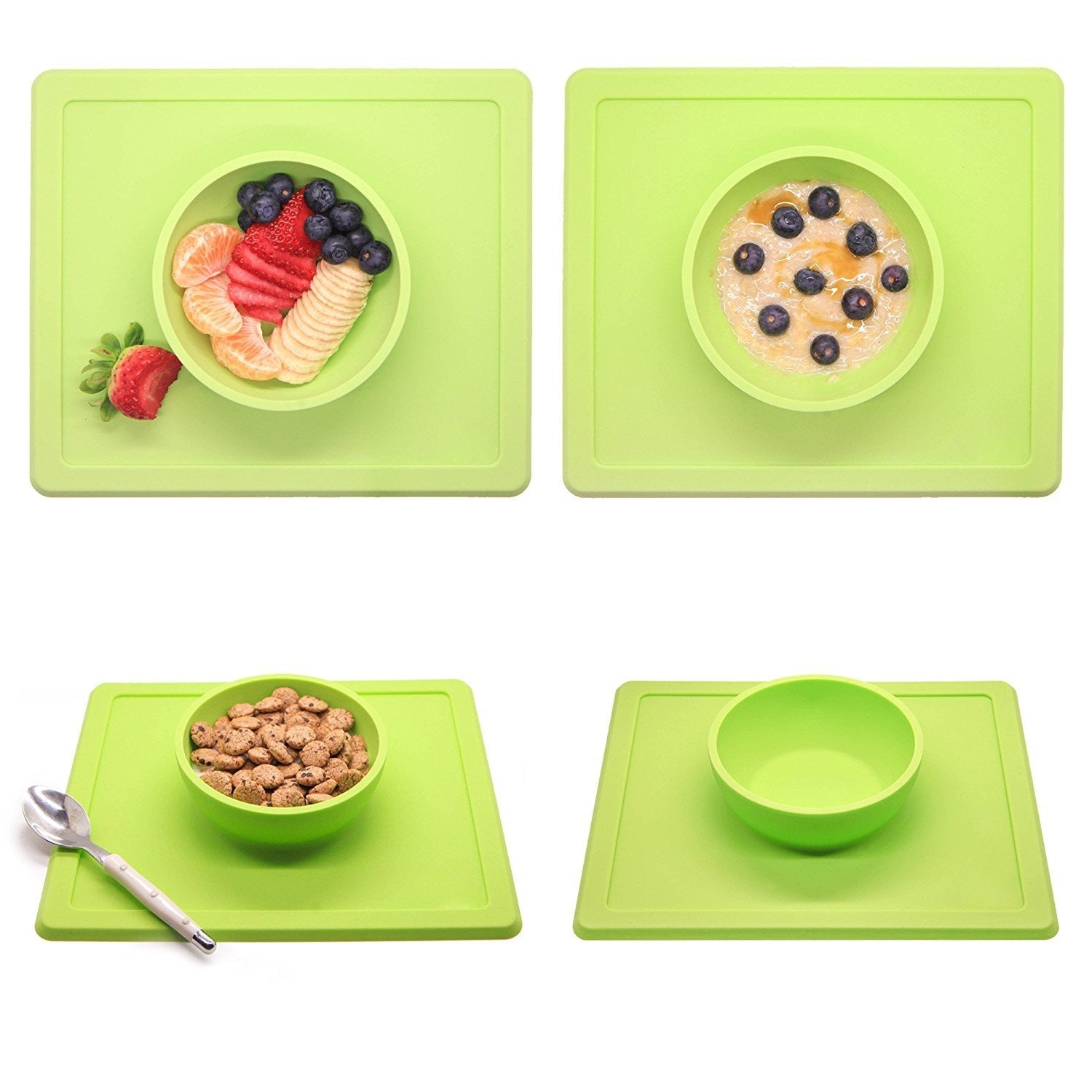 HKM-8690493 Silicone Anti-Splash Pet Bowl with Strong Suction Base, Food Grade Material