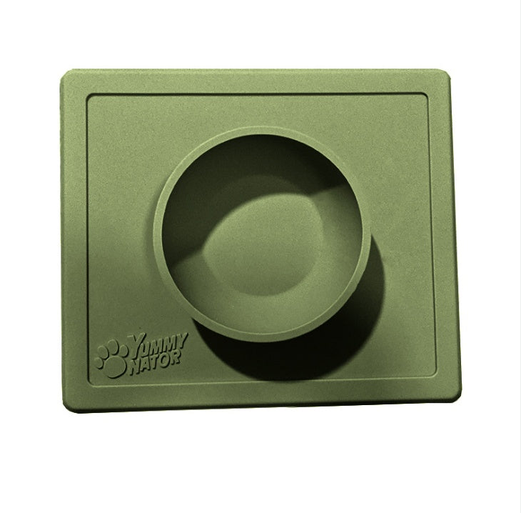 HKM-8690493 Silicone Anti-Splash Pet Bowl with Strong Suction Base, Food Grade Material