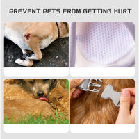 HKM-8691773 Dog Knee Protector Pad and Scarf Set for Elbow Support and Callus Treatment, Comfortable and Adjustable for Medium to Large Dogs