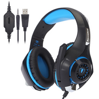 HKM-869395 Luminous Wired Gaming Headset with Microphone for Immersive Audio Experience