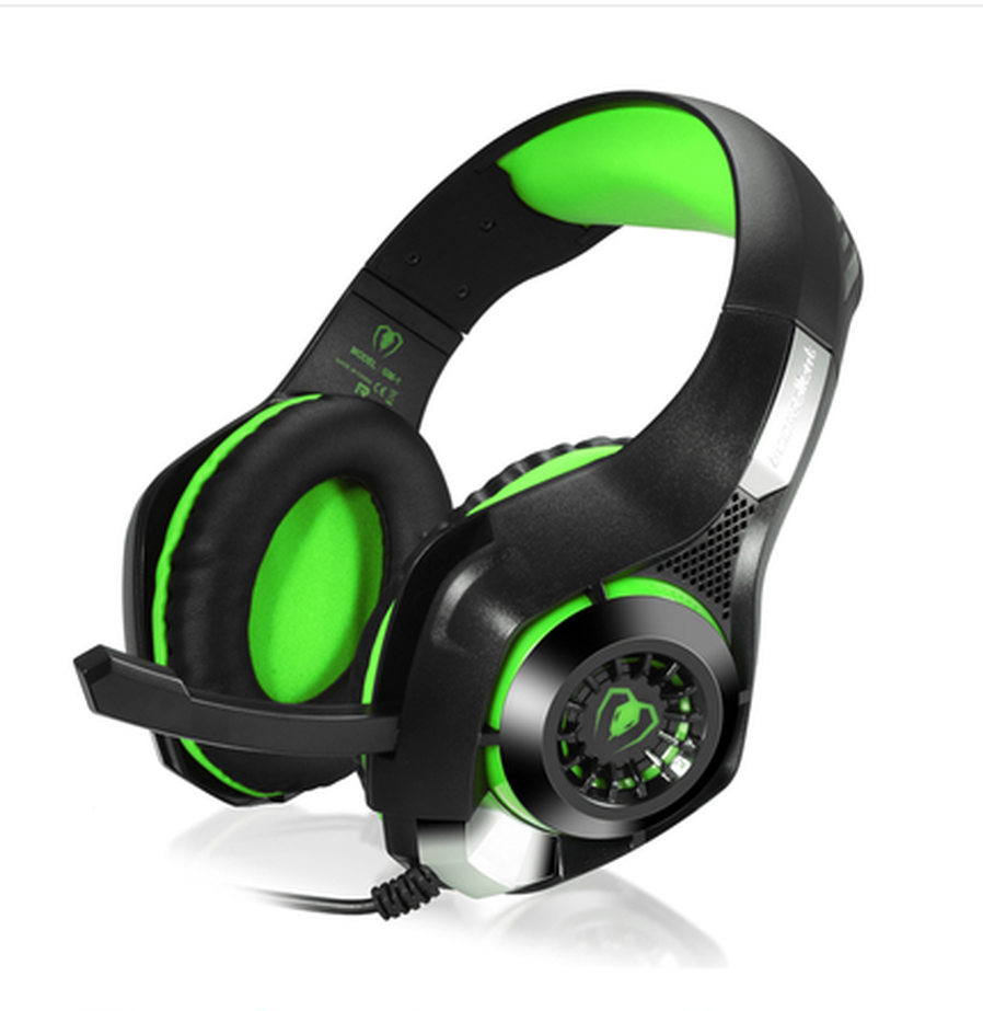 HKM-869395 Luminous Wired Gaming Headset with Microphone for Immersive Audio Experience