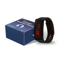HKM-869395 Sport Wellness Watch with Silica Gel Band and Plastic Components