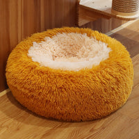 HKM-8694333 Cozy Plush Round Pet Kennel in Various Colors and Sizes