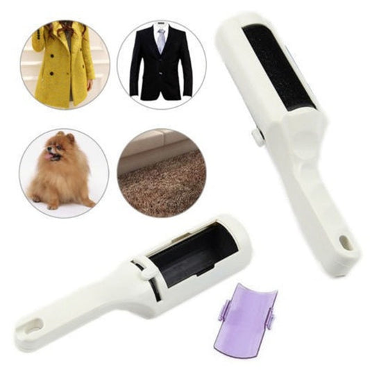 HKM-8695869 Electrostatic Brush for Wool and Cashmere Fabrics, Plastic, White, 24.5 x 6 x 5.1 cm