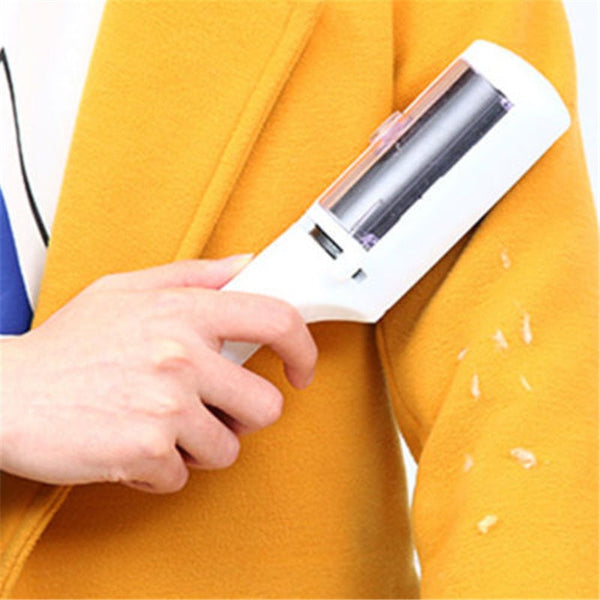 HKM-8695869 Electrostatic Brush for Wool and Cashmere Fabrics, Plastic, White, 24.5 x 6 x 5.1 cm