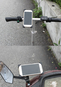 HKM-869587 Universal Mobile Phone Holder for Motorcycles and Bicycles with Charging Function