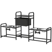HKM-8696253 Pet Feeding Station with Storage for Dog Bowls