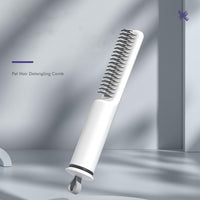 HKM-8697533 Stainless Steel Dematting Comb for Dogs – Pet Grooming Brush to Remove Knots and Mats