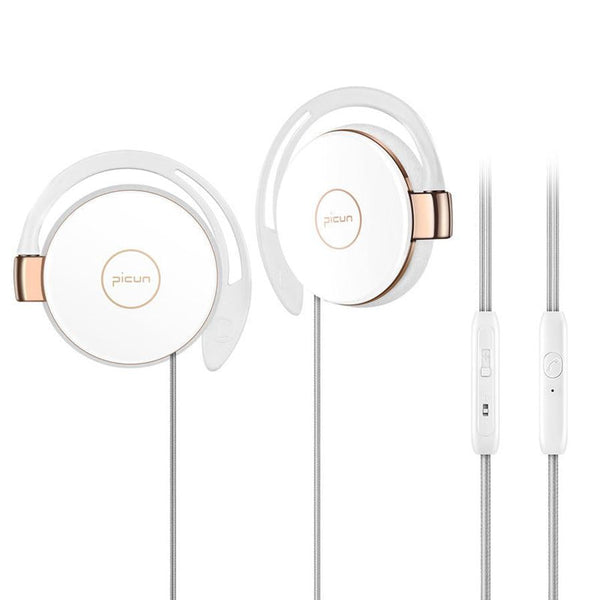 HKM-869907 L1 Wired Ear Hanging Sports Earphones with Microphone and 3.5mm Plug