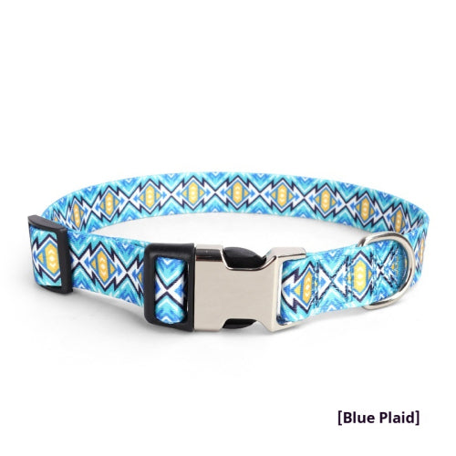 HKM-8699325 Thickened Digital-Print Pet Collar in Various Patterns and Sizes
