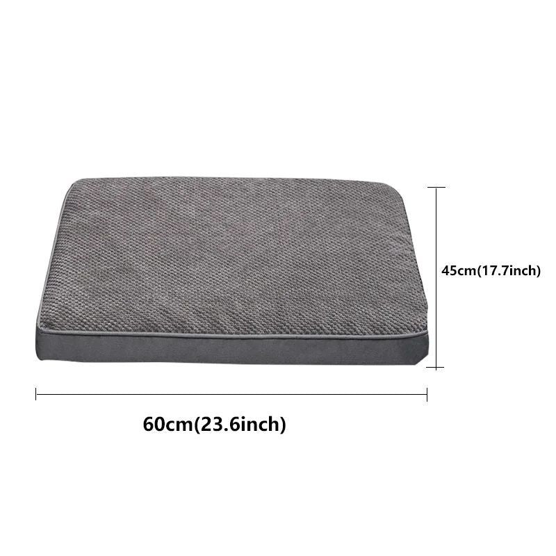 HKM-8701885 Memory Foam Pet Cushion Mat for Cats and Dogs - Removable, Soft, and Easy to Clean - Available in Multiple Sizes