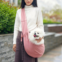 HKM-8702269 Large Capacity Portable Crossbody Cat Bag - Soft Waffle Fabric, Ideal for Pets Under 7.50kg