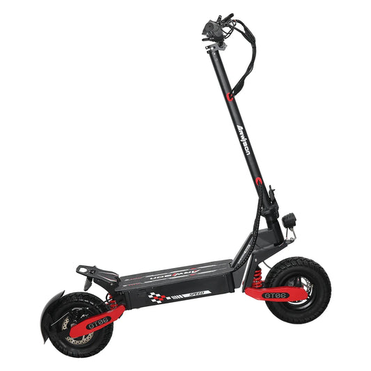 HKM-870227 Off-Road Electric Scooter with 1200W Motor, 27 MPH Speed, 11-Inch Tires, Long Range 15-25 Miles, Foldable Design