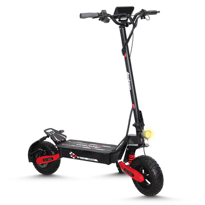 HKM-870227 Off-Road Electric Scooter with 1200W Motor, 27 MPH Speed, 11-Inch Tires, Long Range 15-25 Miles, Foldable Design