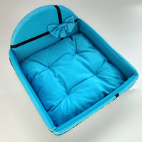 HKM-8704061 Cozy Cloth Pet Nest for Small to Medium Dogs - Available in Pink, Gray, and Blue
