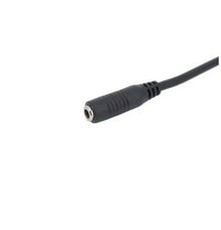 HKM-870419 Copper Male to Female DC Power Cord for Audio and Video Devices - 22AWG, Black Sheath
