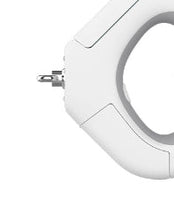HKM-8705597 Pet Leashing Device with Snack Bin and Spotlight Feature - White Plastic Design