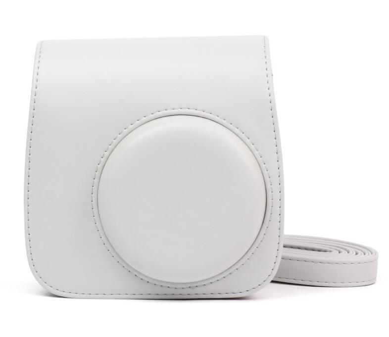 HKM-870611 Compact Leather Shoulder Bag for Small Cameras and Accessories