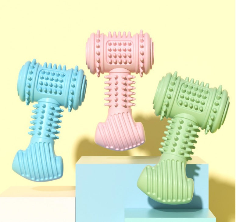 HKM-8706621 Indestructible TPR Dog Chew Toy for Teeth Cleaning and Teething Relief