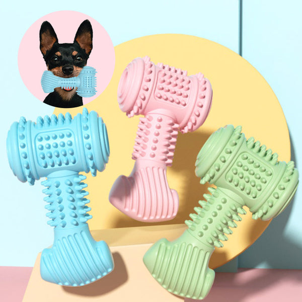 HKM-8706621 Indestructible TPR Dog Chew Toy for Teeth Cleaning and Teething Relief