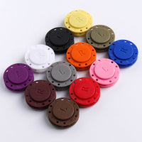 HKM-870867 Hand-Sewn Magnetic Button Clasp for Clothing and Footwear - Black & White, 34L/40L Sizes Available
