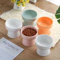 HKM-871059 Ceramic Cat Bowl - Nordic Style Ice Cream Goblet in Various Colors