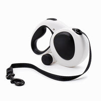 HKM-8711357 LED Light Nylon Webbing Dog Leash - 5 Meter Adjustable Traction Belt