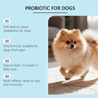 HKM-8711613 Daily Probiotic Soft Granules for Dog Gut Health with Pumpkin, Flaxseed Oil, and Digestive Enzymes 200g