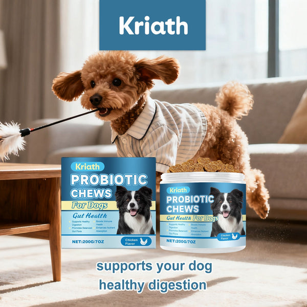 HKM-8711613 Daily Probiotic Soft Granules for Dog Gut Health with Pumpkin, Flaxseed Oil, and Digestive Enzymes 200g