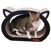 HKM-8711741 Cat Head Scratch Board - Durable BC Corrugated Paper, 48.1X32X23 CM, Ideal for General Use