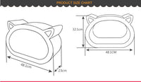 HKM-8711741 Cat Head Scratch Board - Durable BC Corrugated Paper, 48.1X32X23 CM, Ideal for General Use