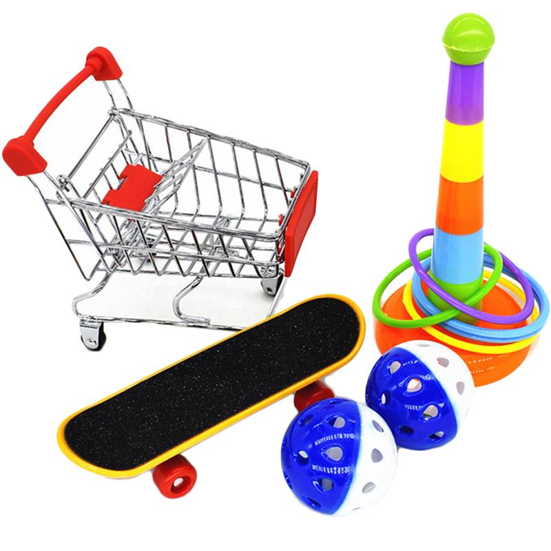 HKM-8713021 Interactive Nibble Training Tool for Parrots – 5-Piece Sliding Ball Set