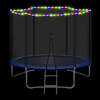 HKM-871315 Outdoor Round Jump Trampoline with Water Sprinkler and Safety Net, Available in Sizes 6FT to 16FT