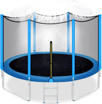 HKM-871315 Outdoor Round Jump Trampoline with Water Sprinkler and Safety Net, Available in Sizes 6FT to 16FT