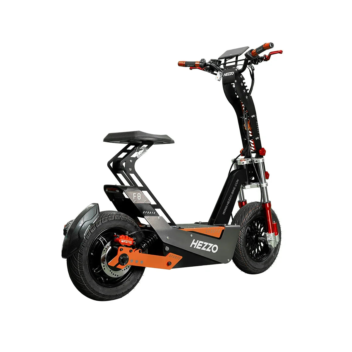 HKM-871379 72V 8000W Foldable Electric Scooter, 100Km/h Max Speed, 200-120Km Range, Off-Road Tires, 150KG Load Capacity