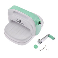 HKM-871379 Manual Knurling Machine with Hand Crank - Portable Embosser and Cutter for Cards, Scrapbooking, and Home Decor