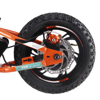 HKM-871443 Electric Balance Bike for Kids - 12" Toddler Tricycle with Disc Brake, 36V Lithium Battery, 2 Speed Modes