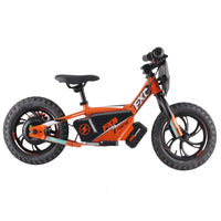 HKM-871443 Electric Balance Bike for Kids - 12" Toddler Tricycle with Disc Brake, 36V Lithium Battery, 2 Speed Modes