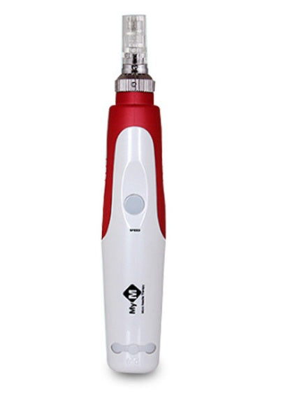HKM-871443 Electric Micro Needle DN-058 for Advanced Skin Treatment - Red Color, 5V, 300mA Power
