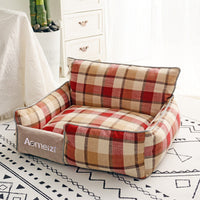 HKM-8715581 Removable and Washable Velvet Mat for Cat and Dog Kennel Bed