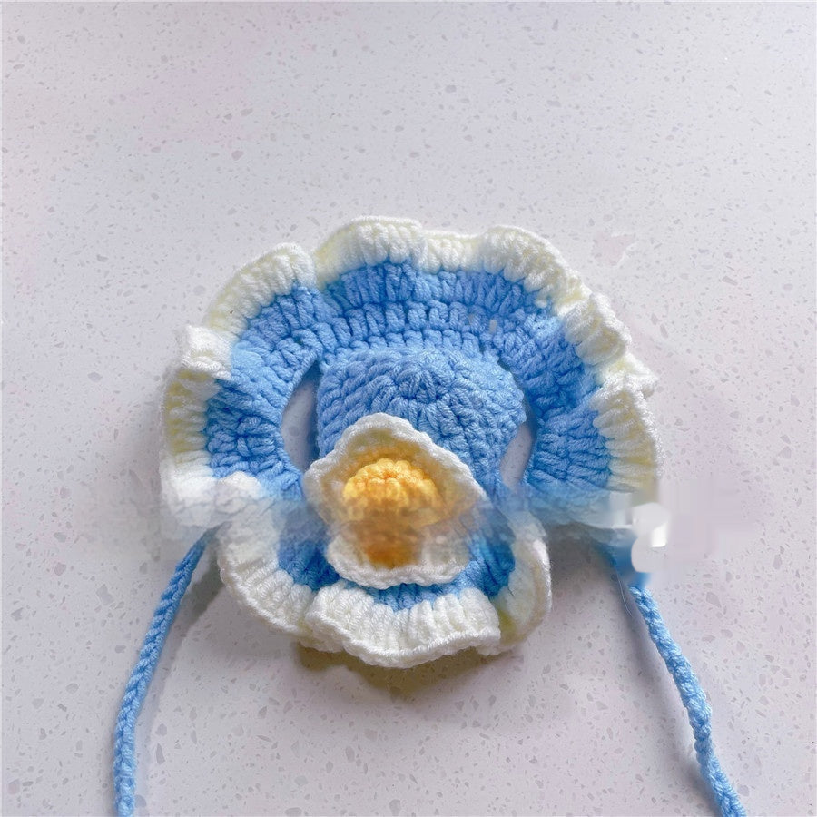 HKM-8716349 Hand-Crocheted Funny Knitted Pet Hats in Various Designs for Cats and Dogs