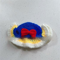 HKM-8716349 Hand-Crocheted Funny Knitted Pet Hats in Various Designs for Cats and Dogs