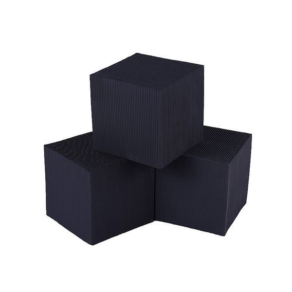 HKM-871699 Activated Carbon Cube for Fish Tank Water Purification Filter - Honeycomb Shape, Multiple Sizes Available