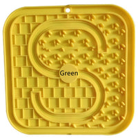 HKM-8717501 Silicone Slow Feed Pet Mat with Spatula, Eco-Friendly in Multiple Colors