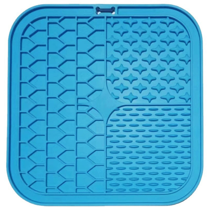 HKM-8717501 Silicone Slow Feed Pet Mat with Spatula, Eco-Friendly in Multiple Colors