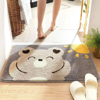 HKM-8718141 Cartoon Anime Bathroom Mat - Strong Absorbent, Non-slip, Stain-resistant, Various Patterns Available
