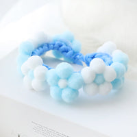 HKM-8719293 Flower Pattern Woven Adjustable Pet Collar in Multiple Colors
